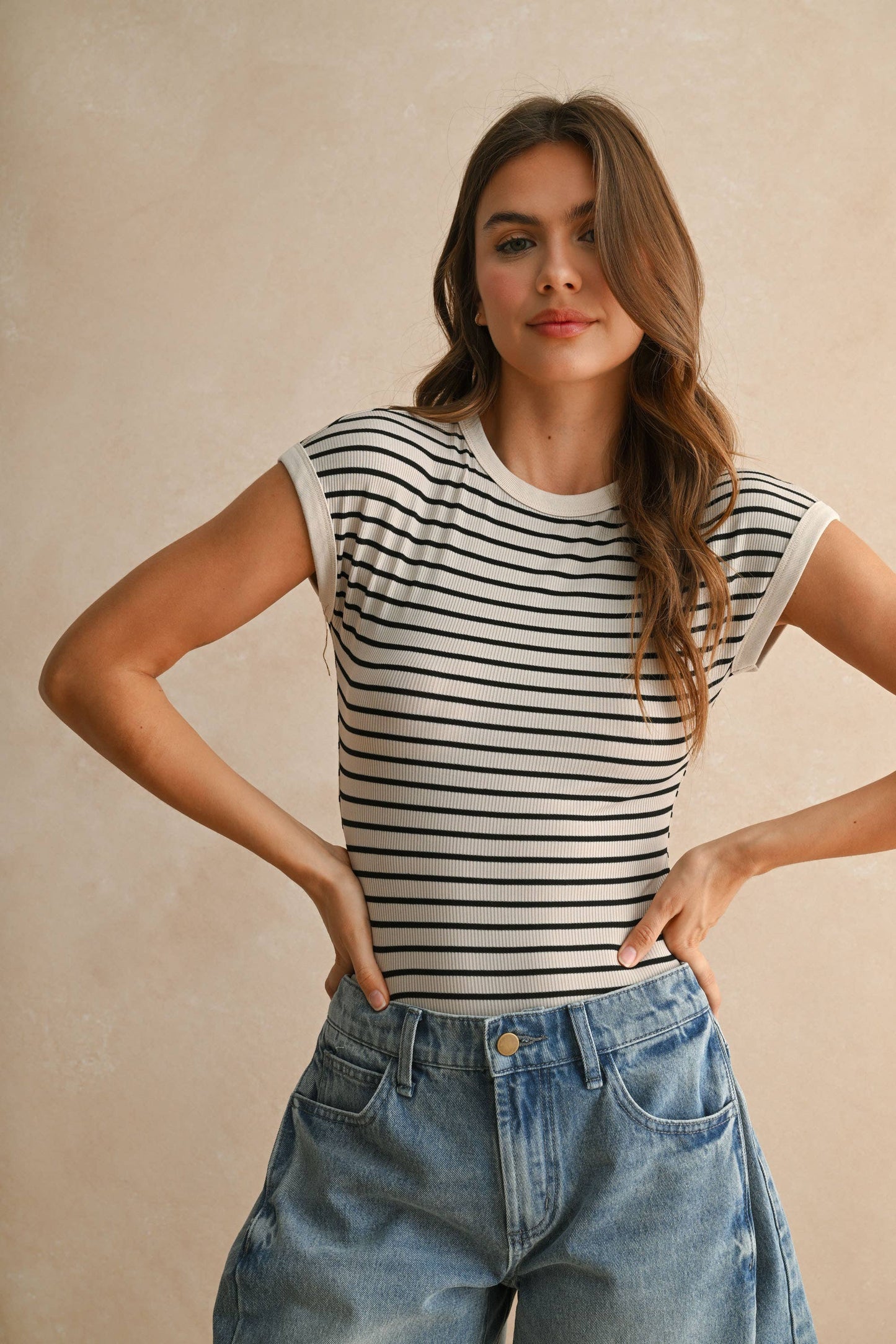 Sailor Striped Bodysuit