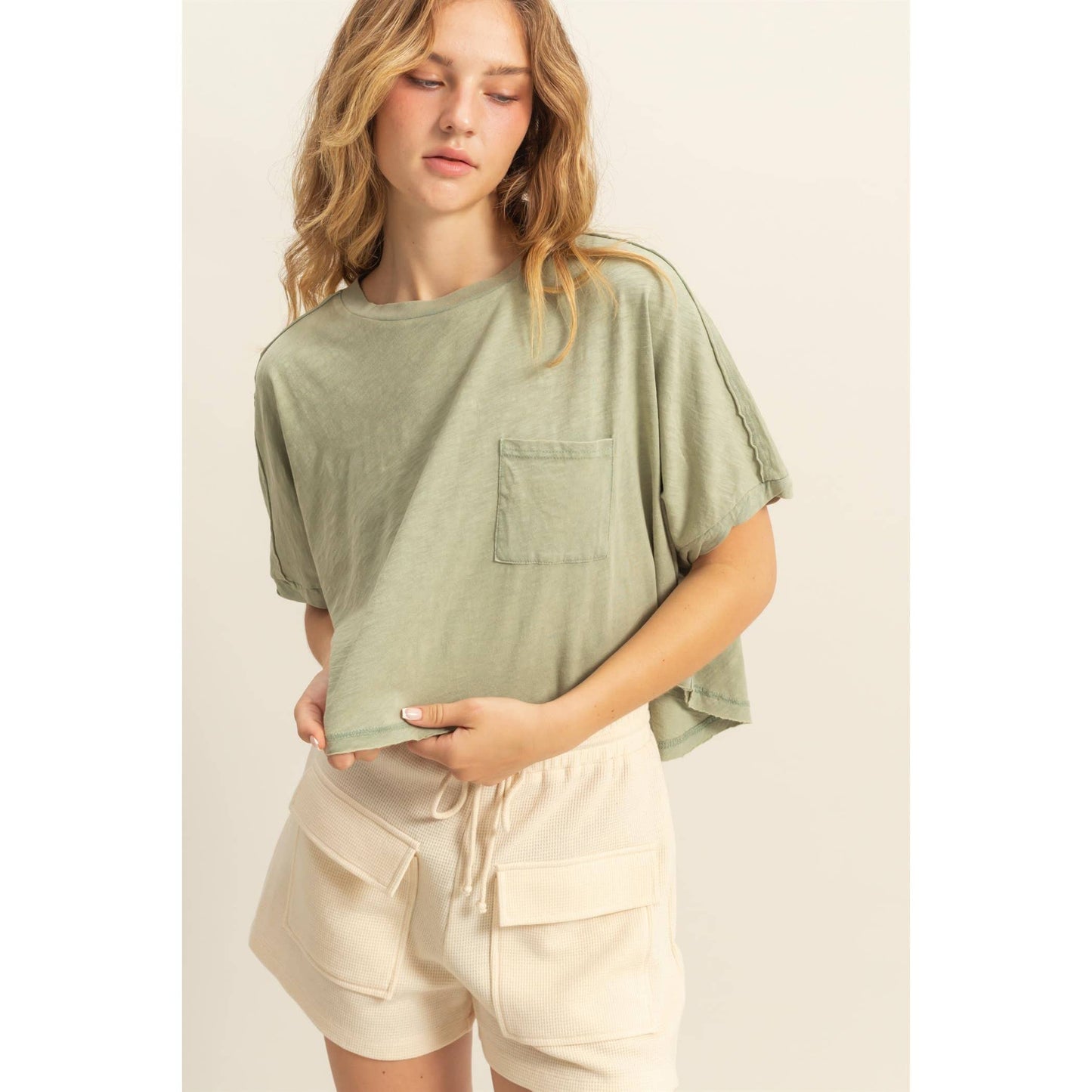 Most Loved Boxy Cropped Tee