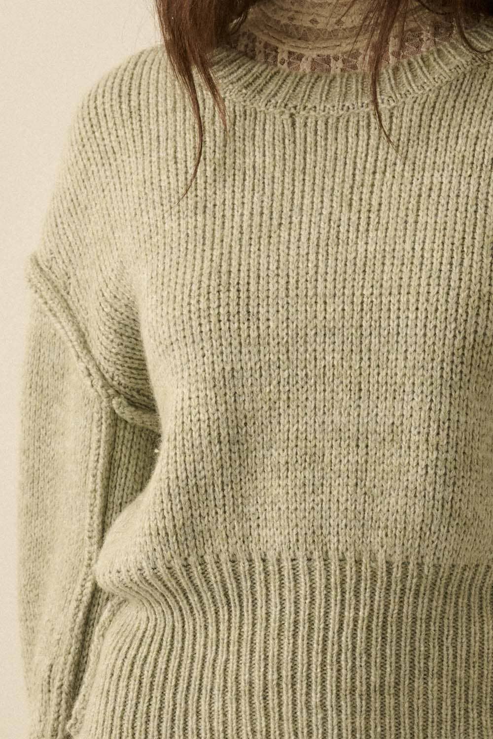 Drop Shoulder Sweater