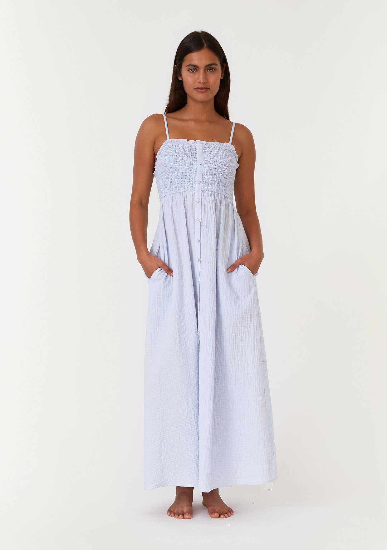 Zadie Smocked Maxi Dress