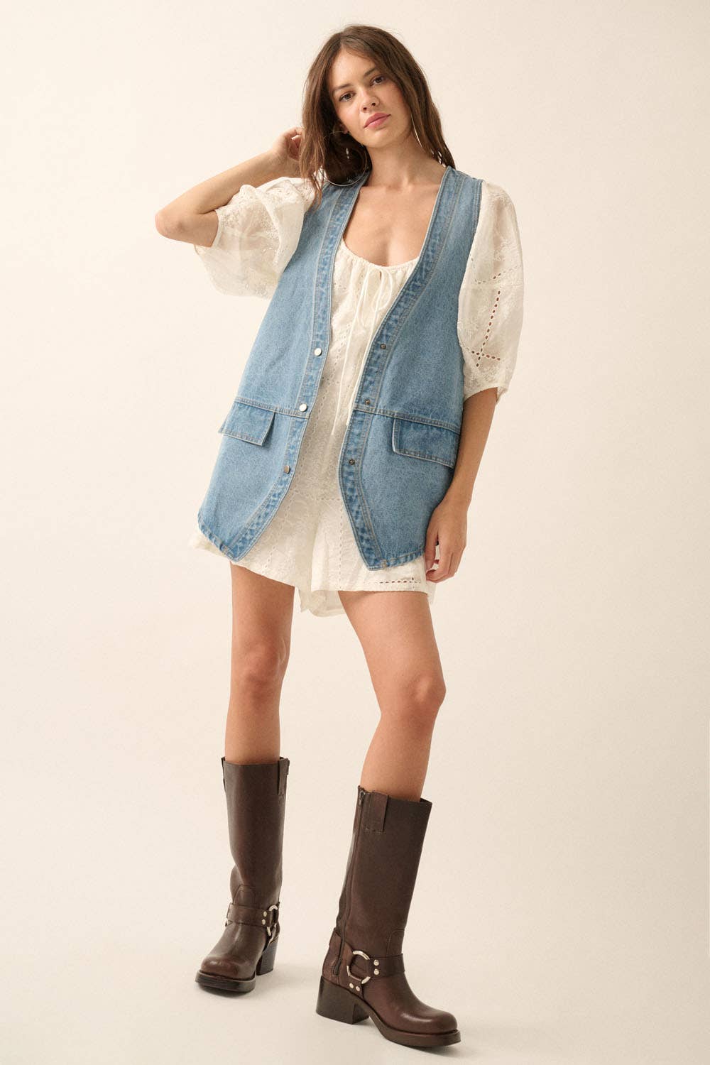 Ashton Denim Vest