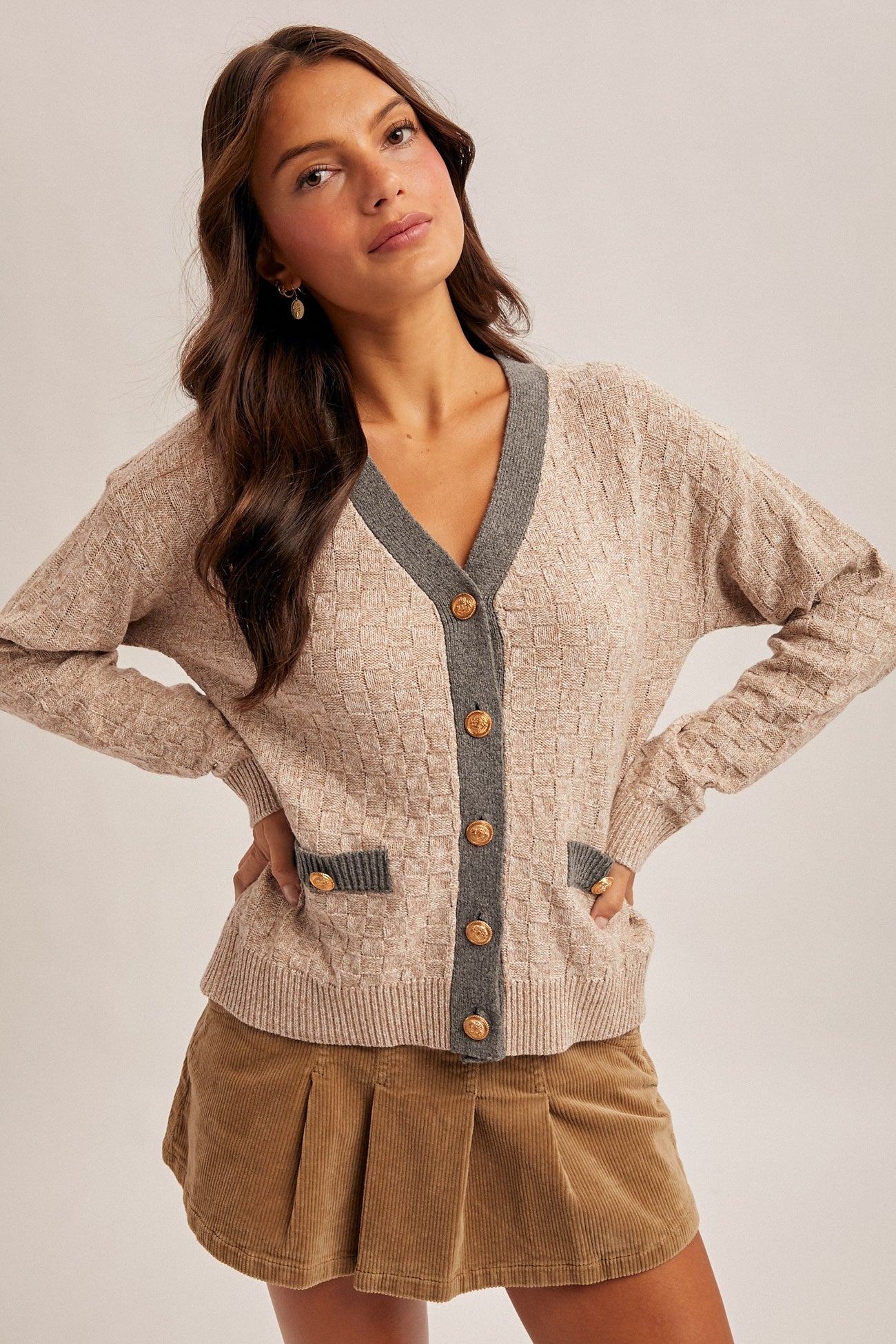 Vanessa V-neck Sweater Cardigan