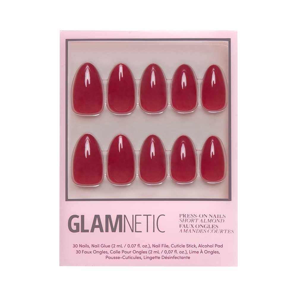 Classic Red Press-On Nails