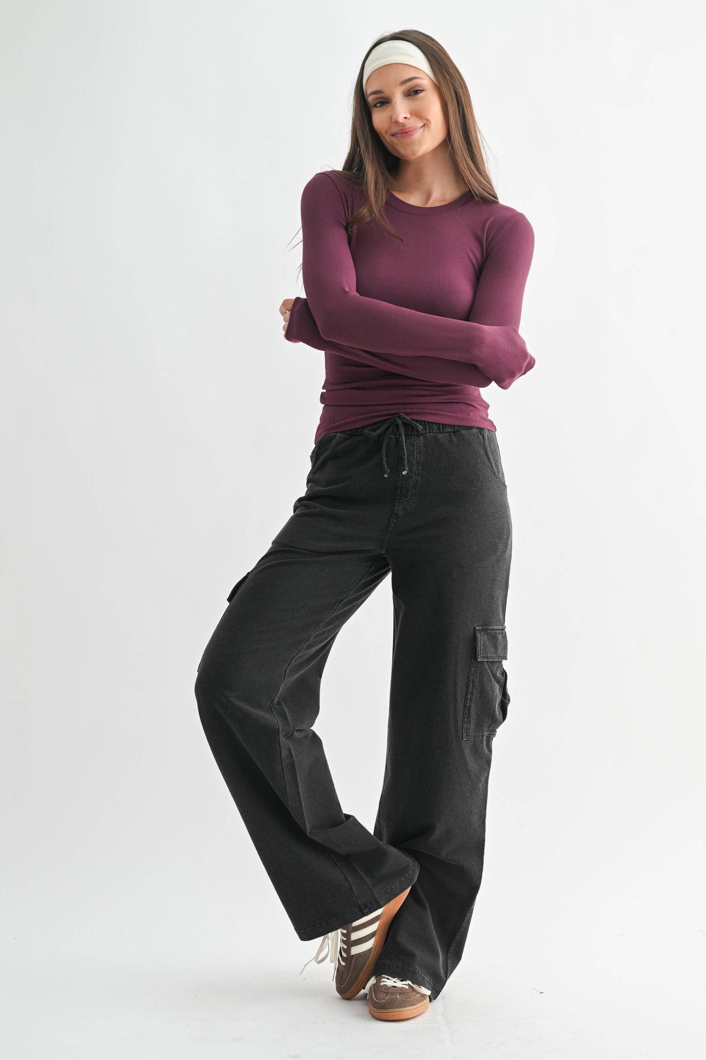 Essential Long Sleeved Ribbed Top