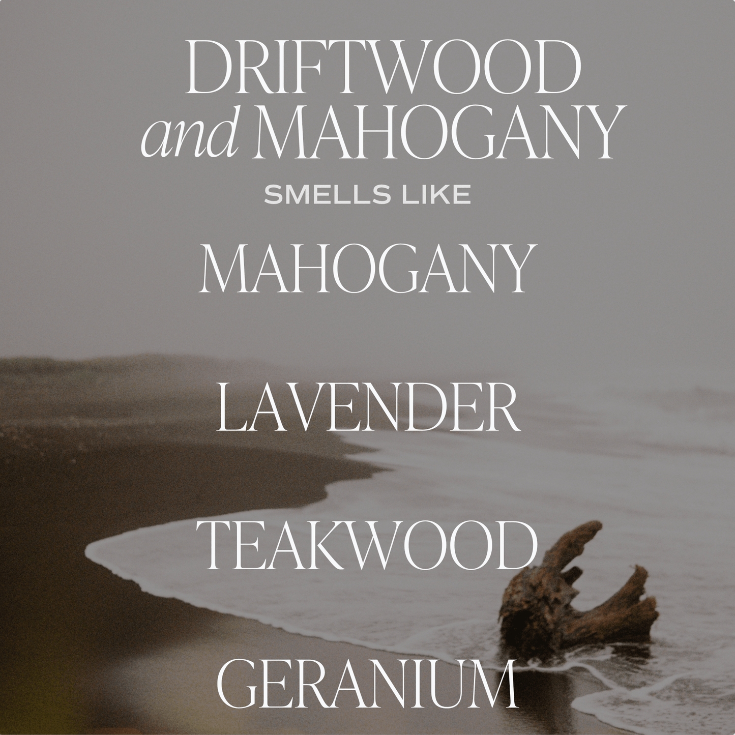 Driftwood and Mahogany 15 oz Candle