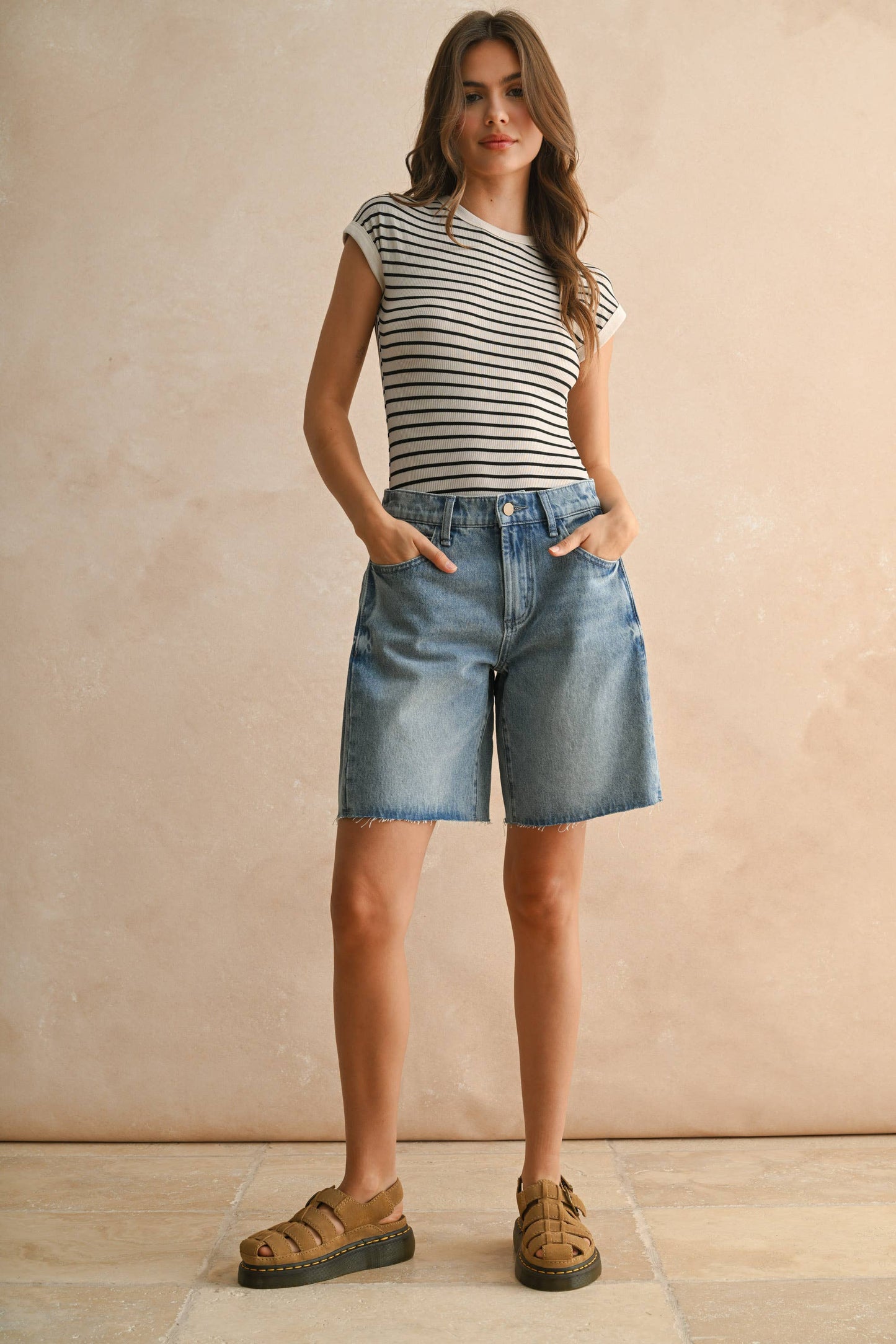 Sailor Striped Bodysuit