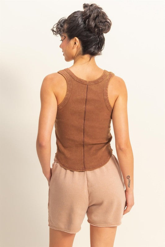 Eva Distressed Tank