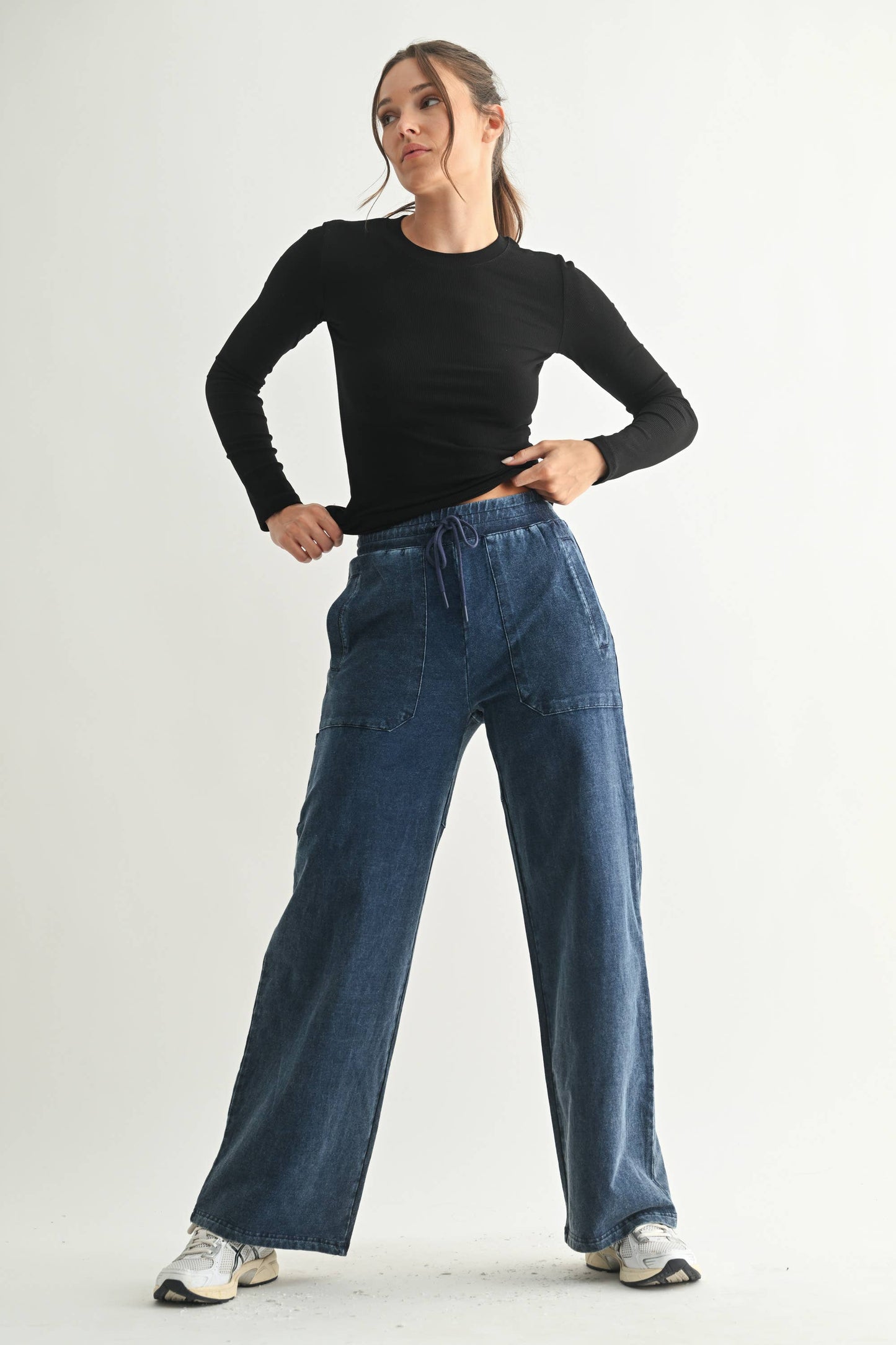 Essential Long Sleeved Ribbed Top