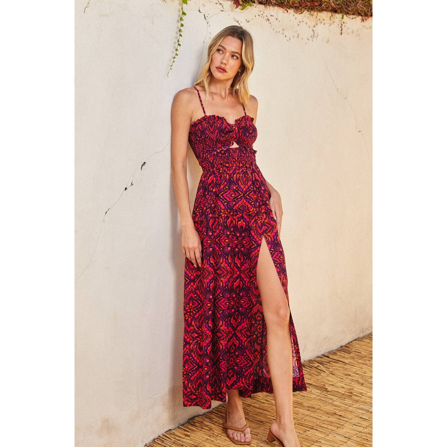 Haven Smocked Maxi Dress