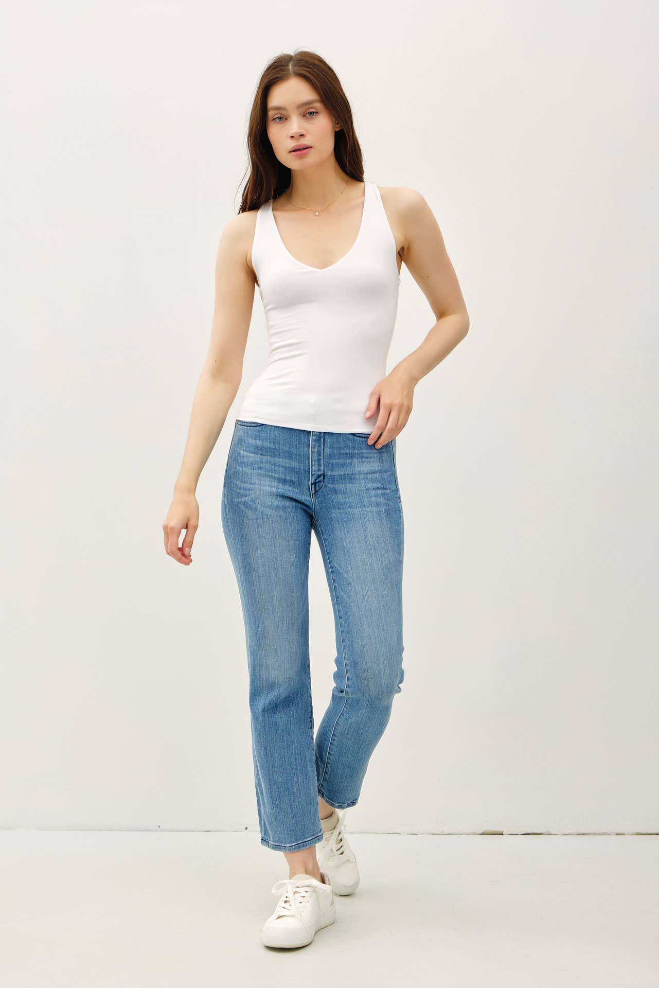 Everyday Basic V Neck Tank