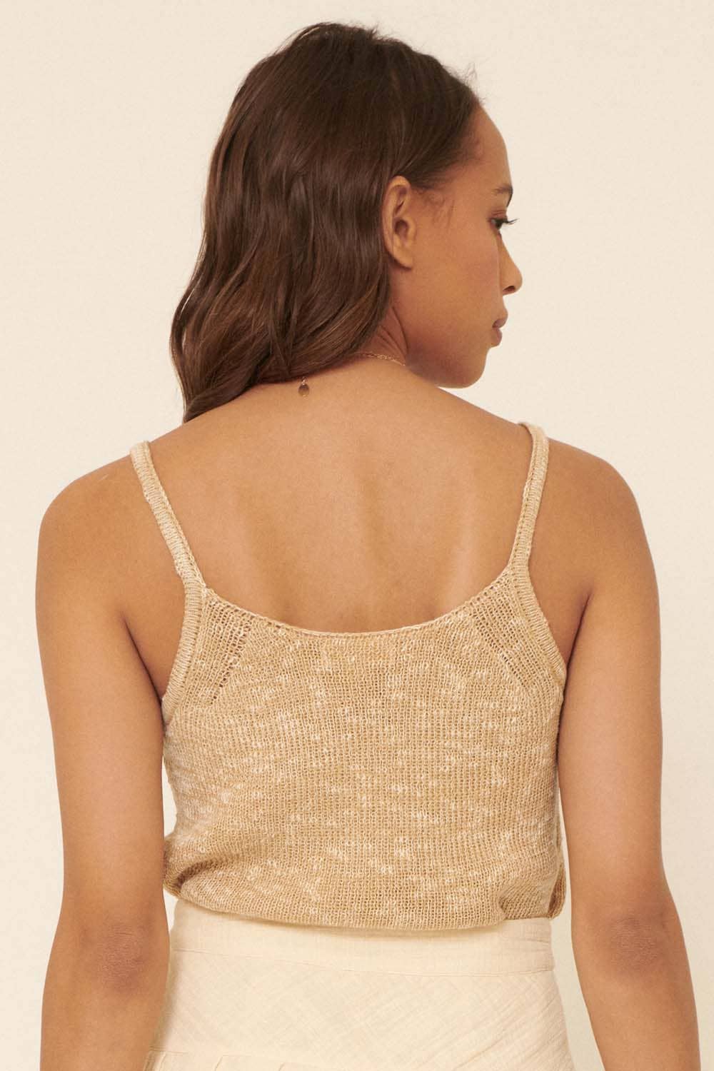 Lacey Tank Sweater Top