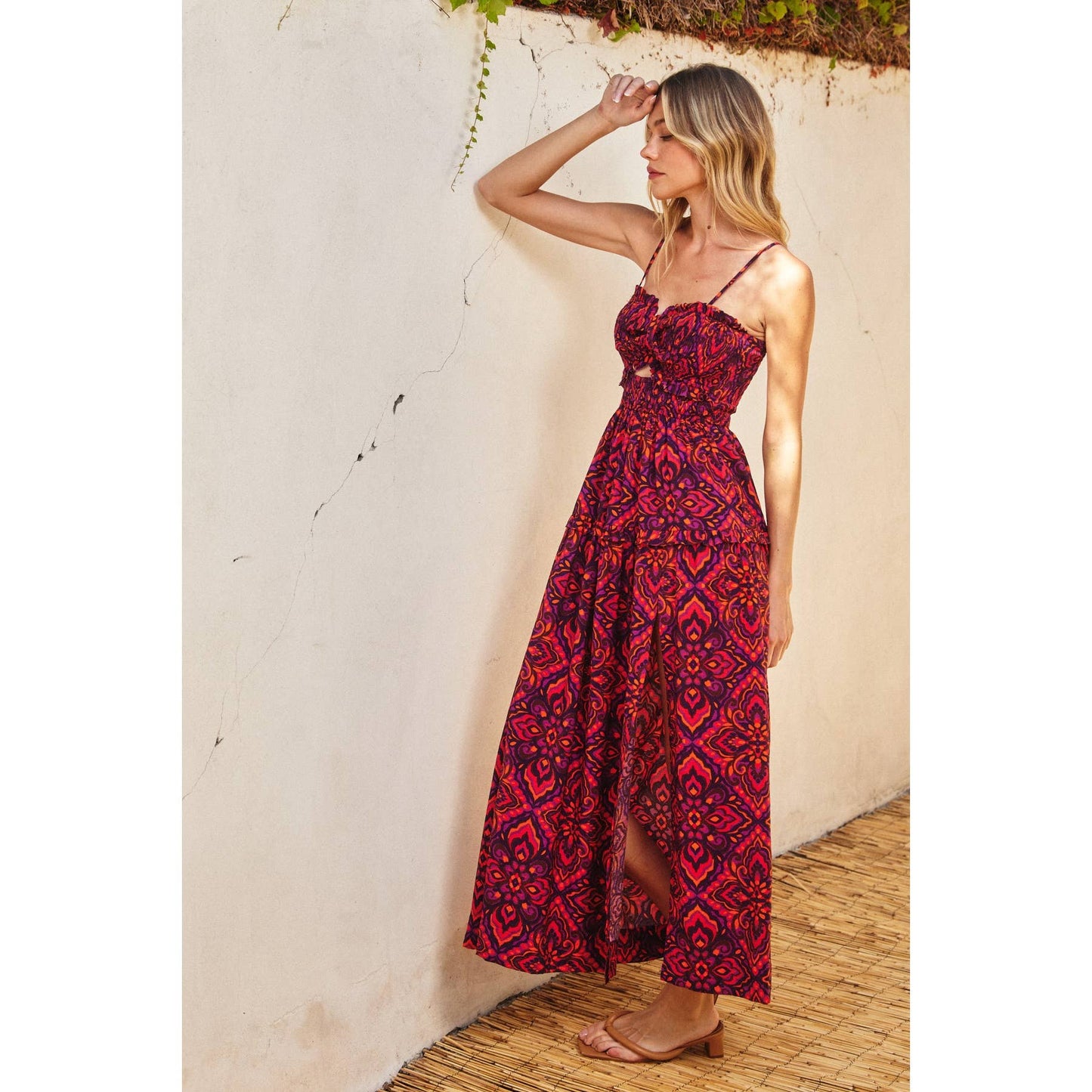Haven Smocked Maxi Dress