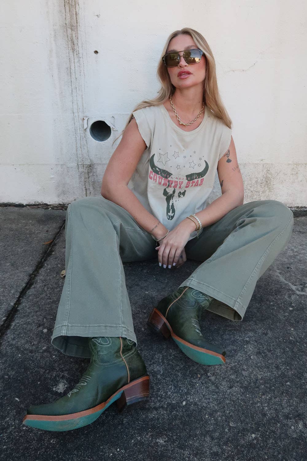Country Night Vintage Graphic Tee
