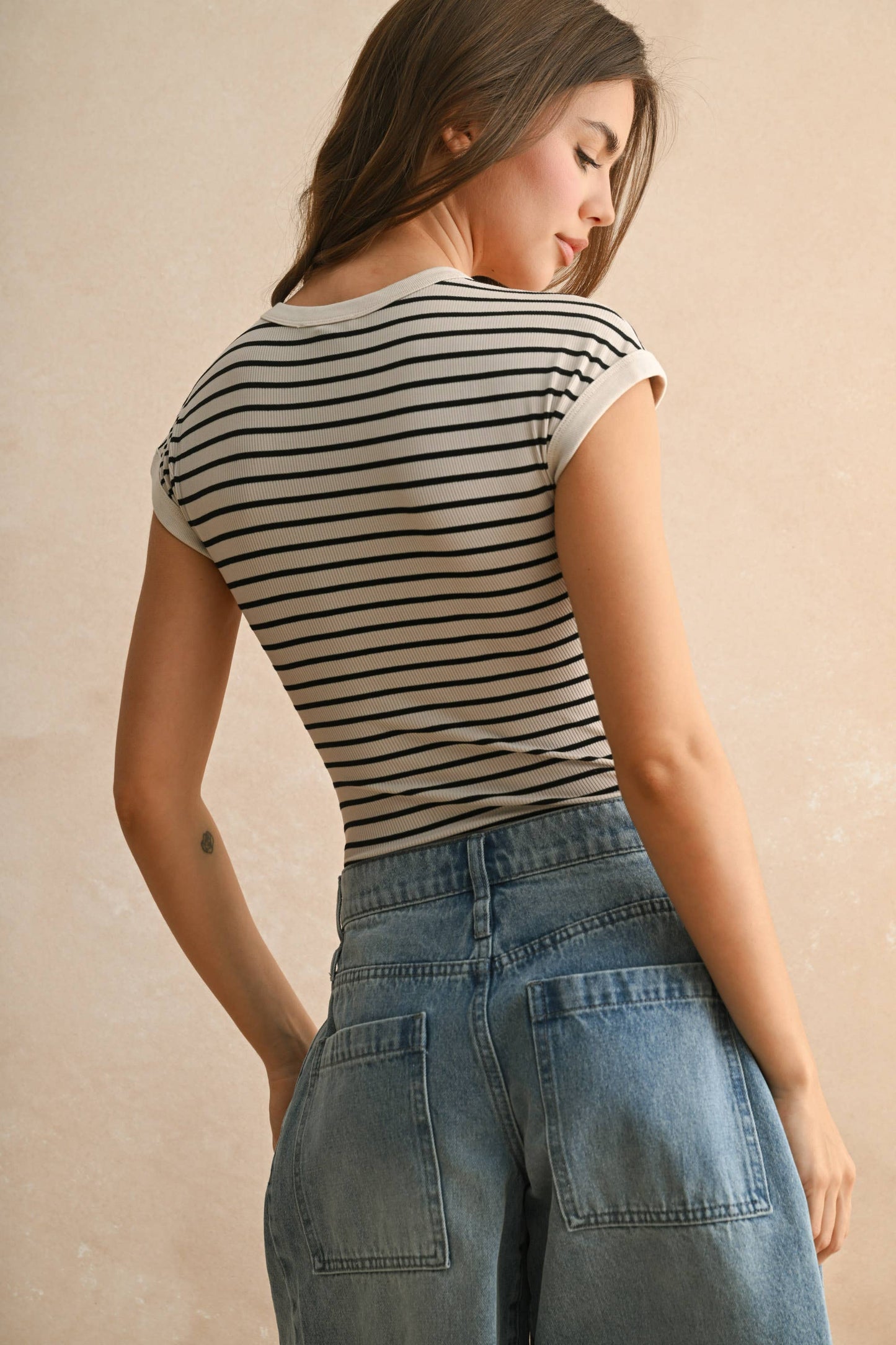 Sailor Striped Bodysuit