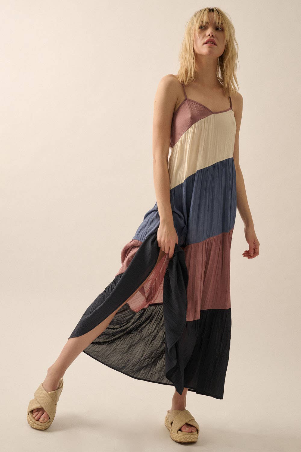Ashton Color Block Maxi Dress