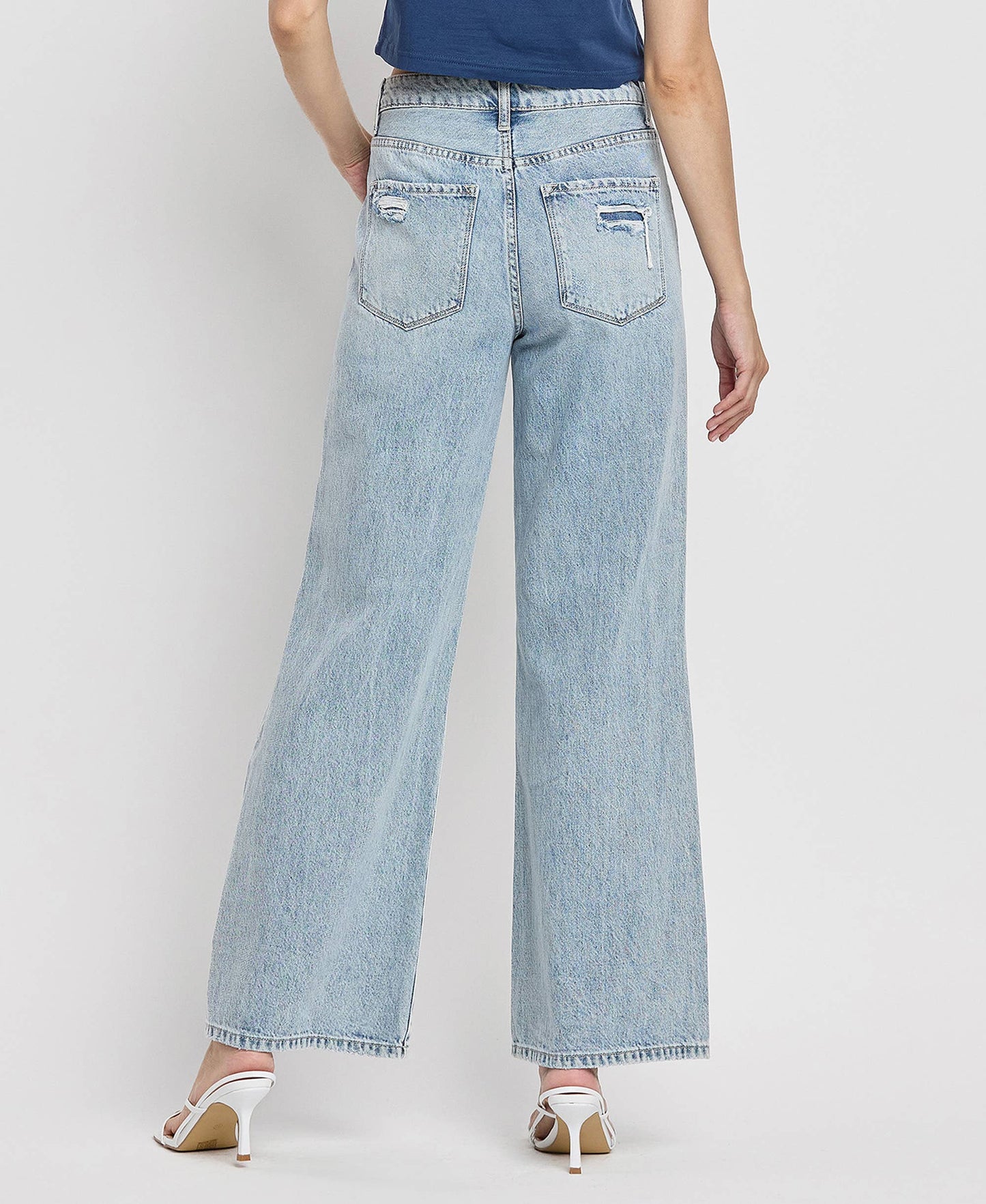 SCARLETT High Rise Wide Leg Jeans