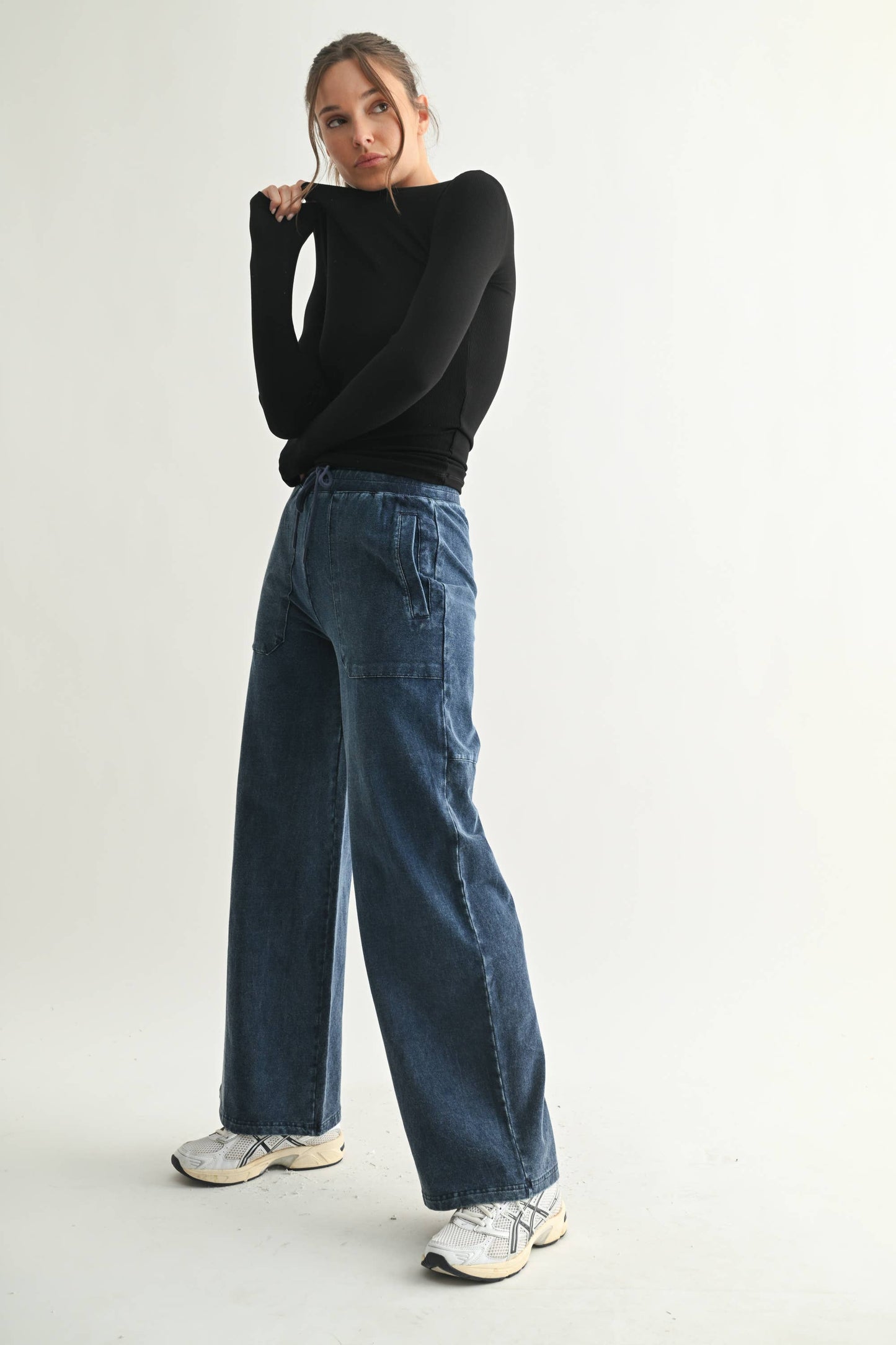 Essential Long Sleeved Ribbed Top