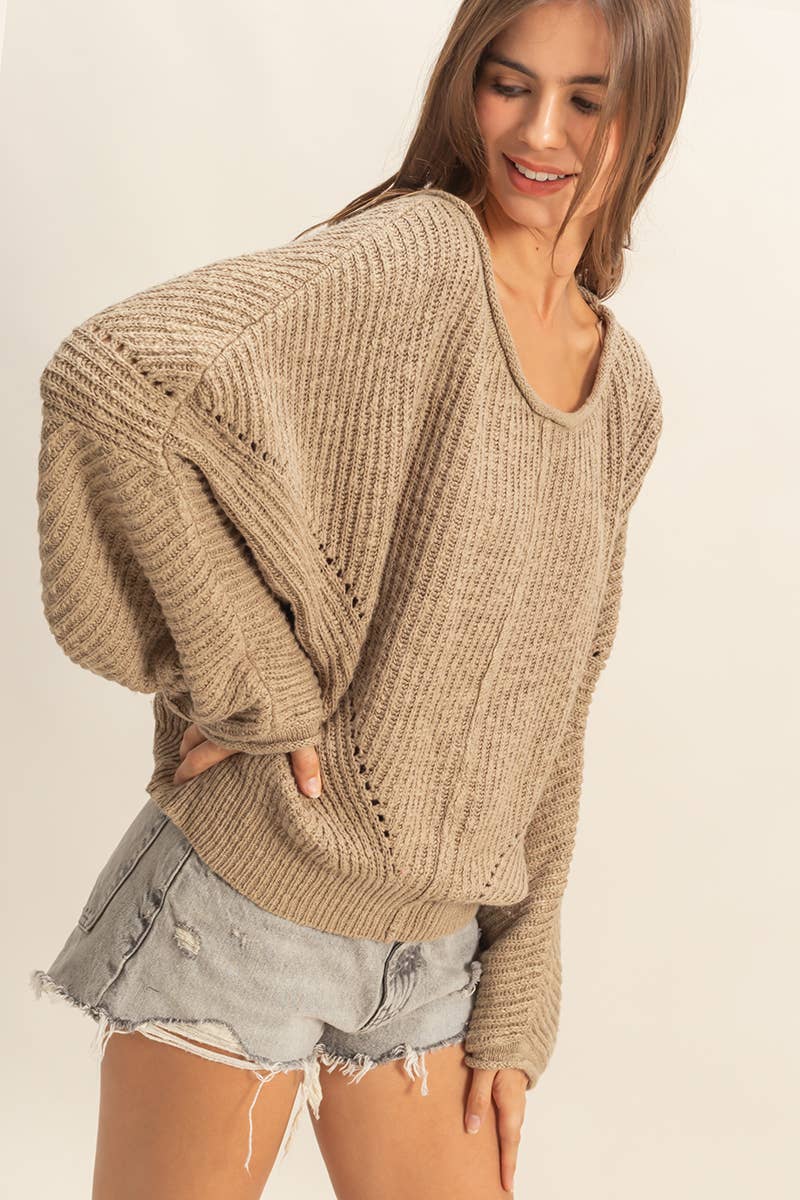 Bridget Drop Sleeve Sweater