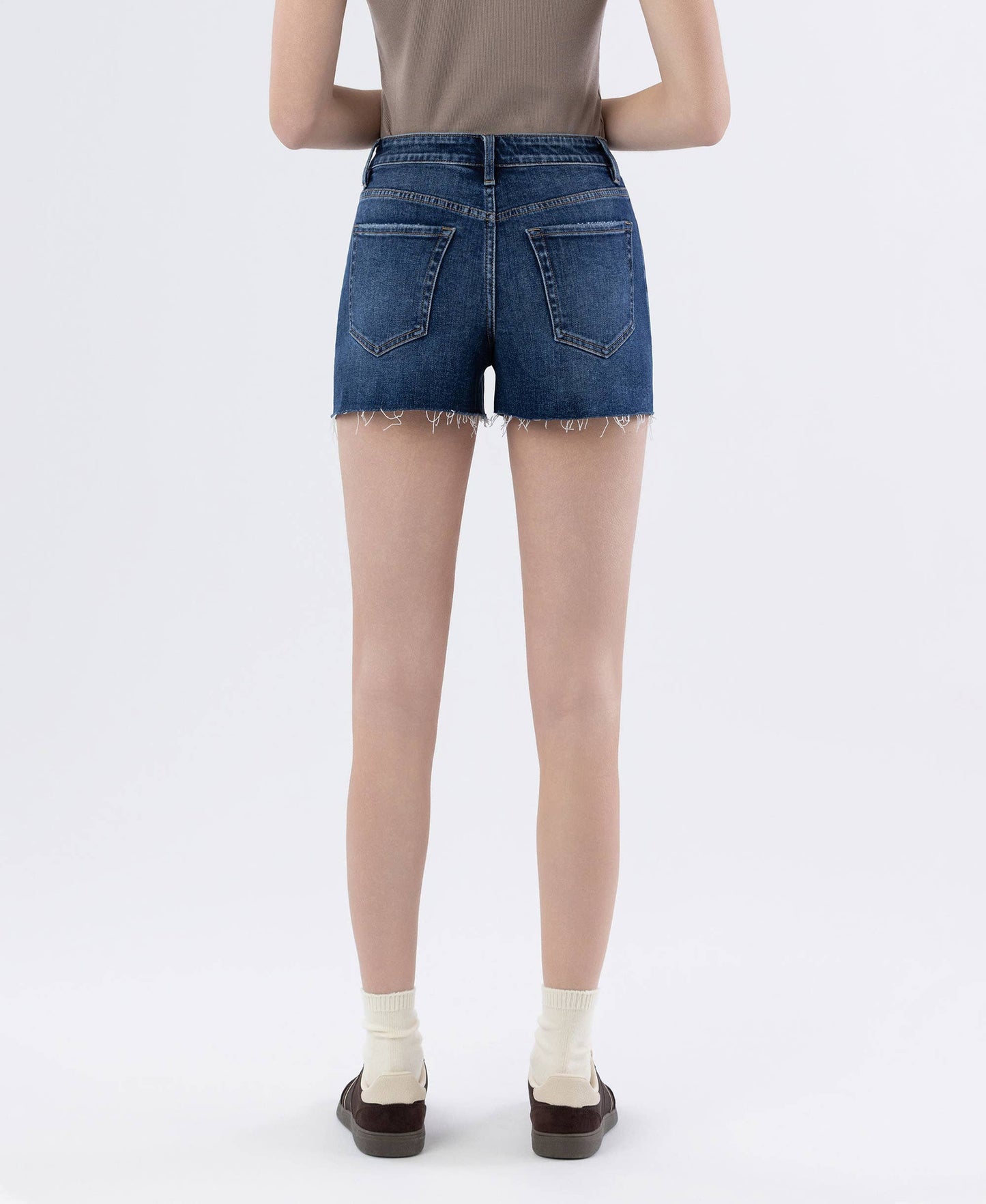 The Ava Raw Hem Shorts