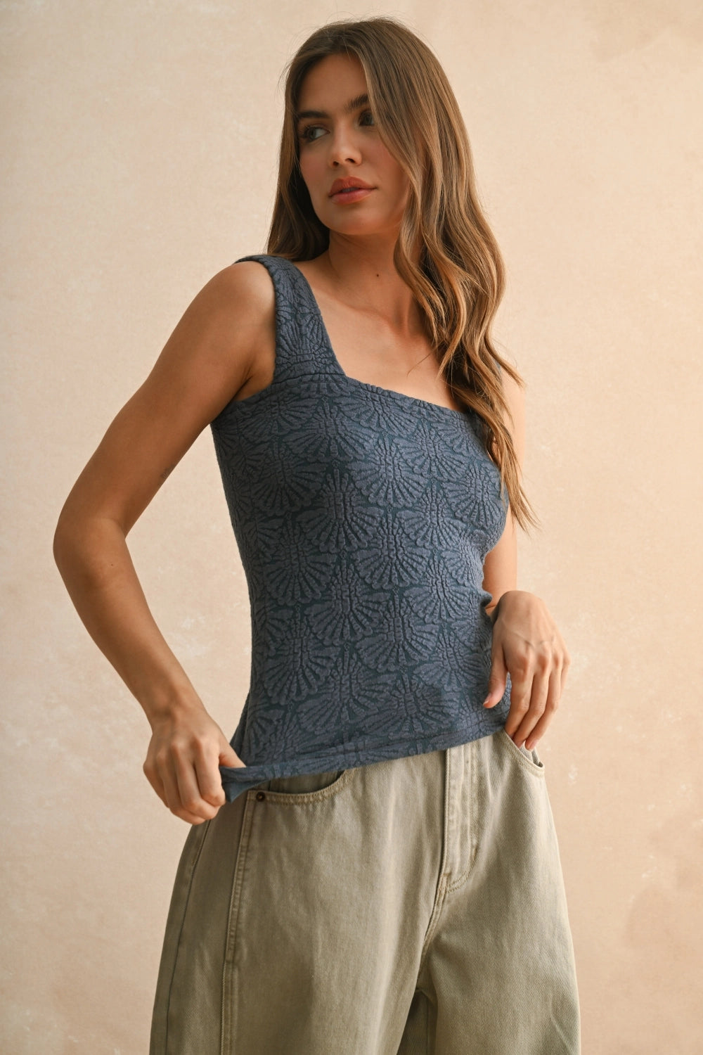 The Samantha Textured Knitted Tank Top