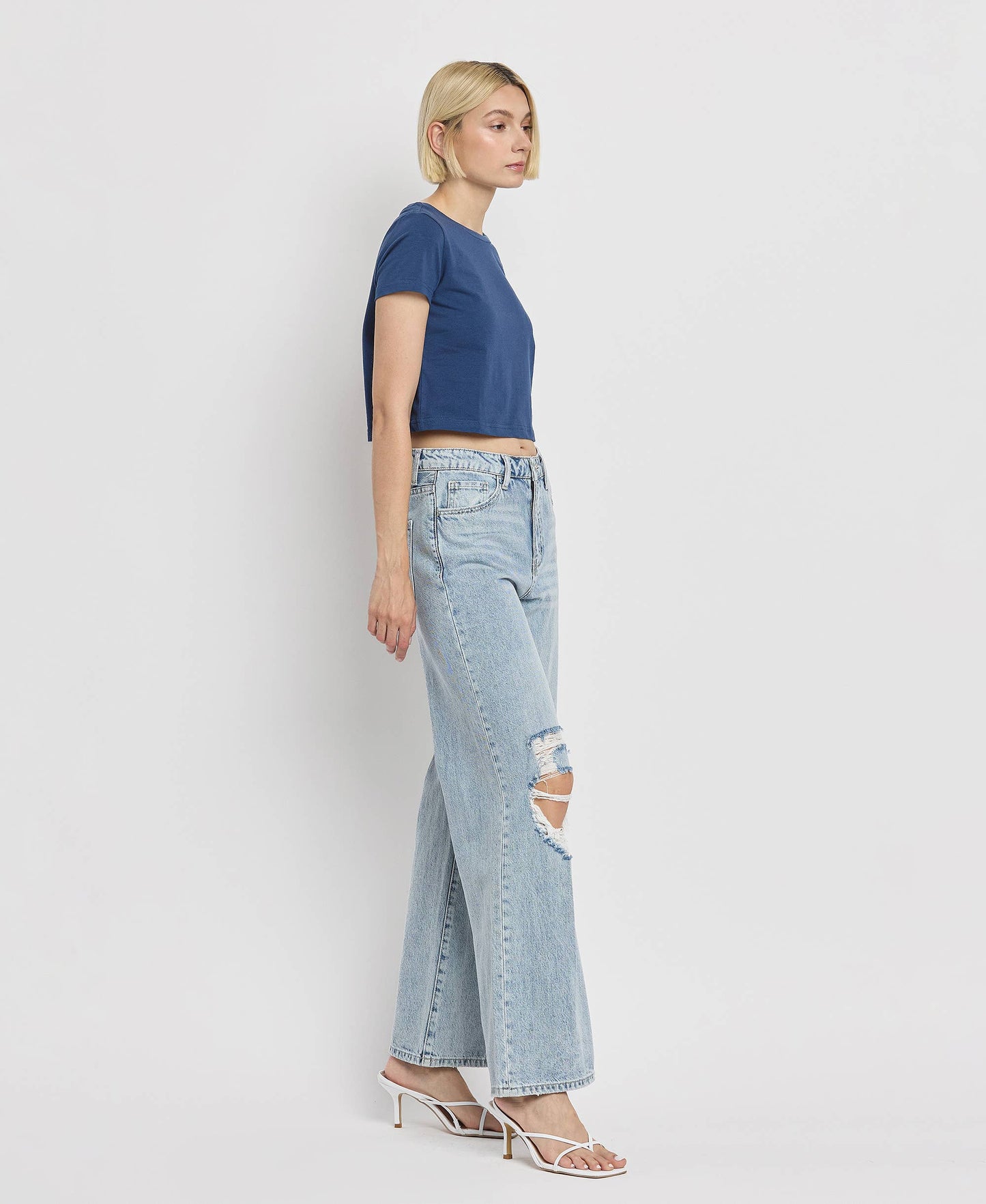 SCARLETT High Rise Wide Leg Jeans