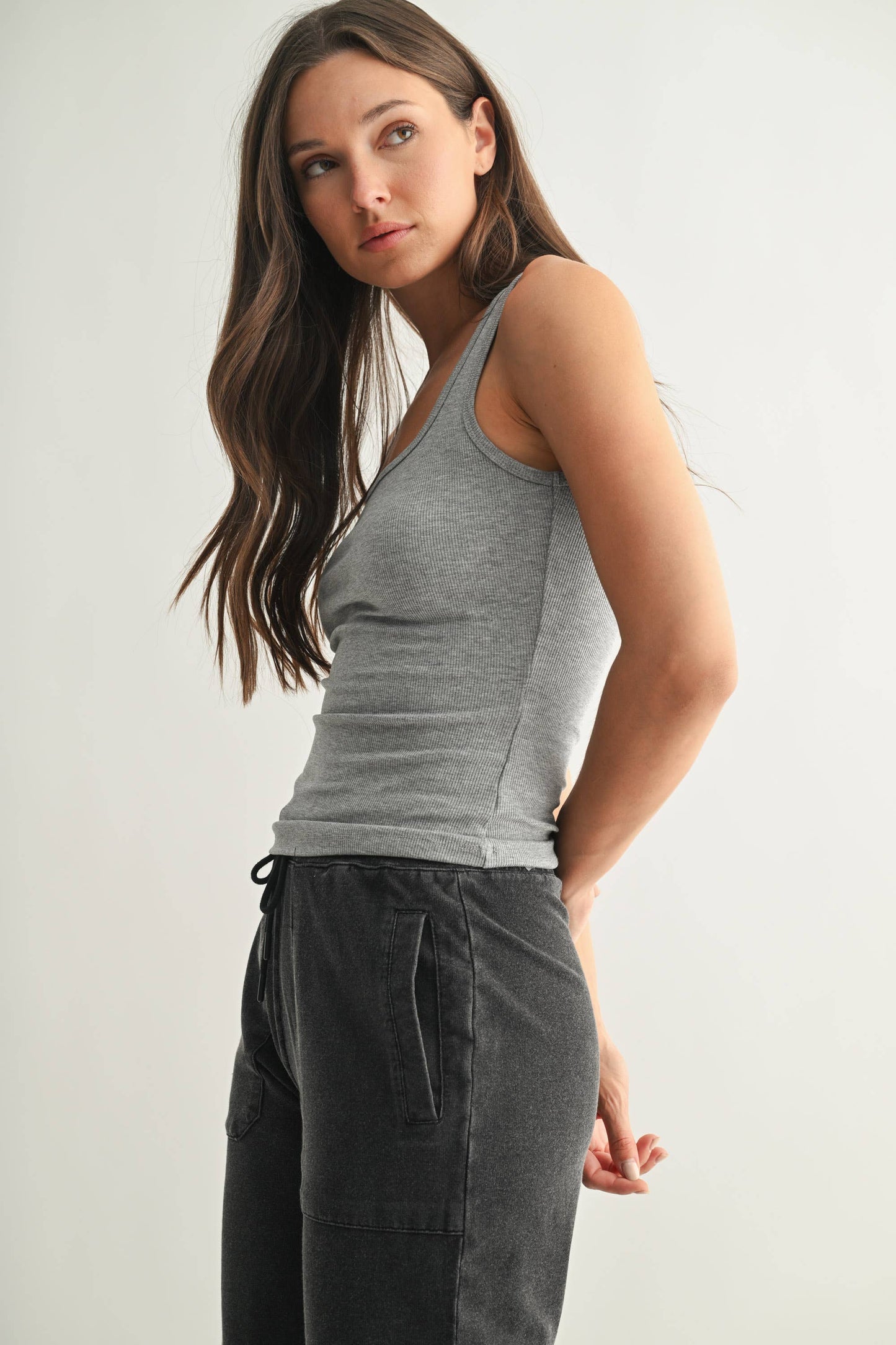 Gia's Square Neck Tank Top