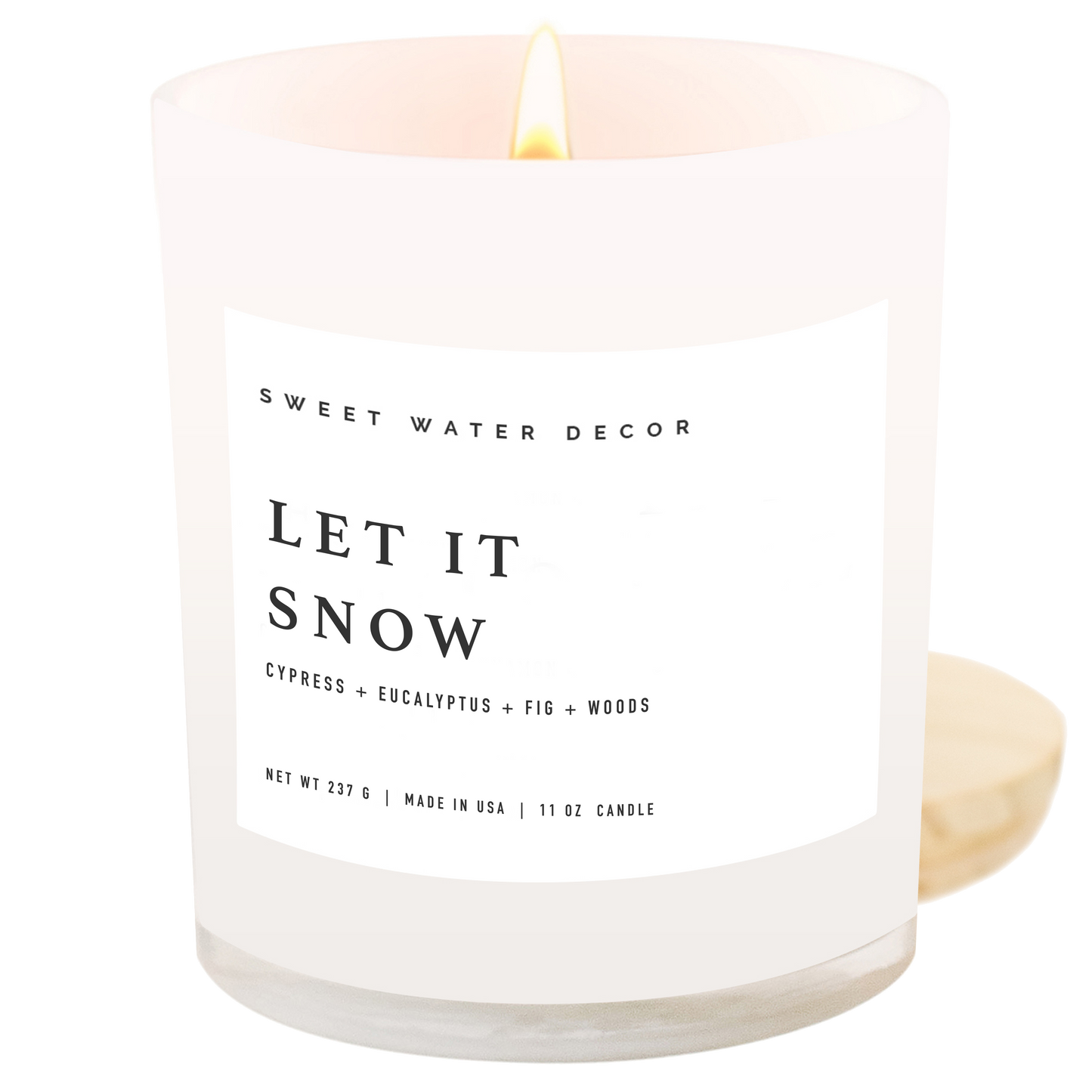 Let It Snow 11 oz Soy Candle