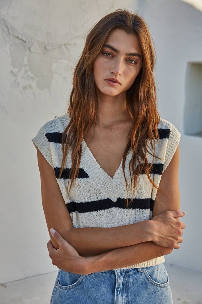 Stevie Knit Sweater Vest