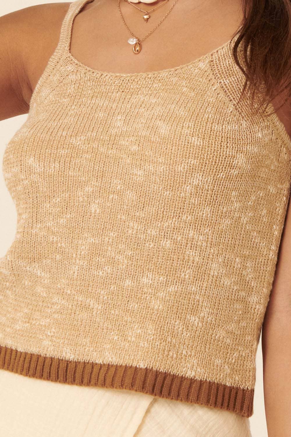 Lacey Tank Sweater Top