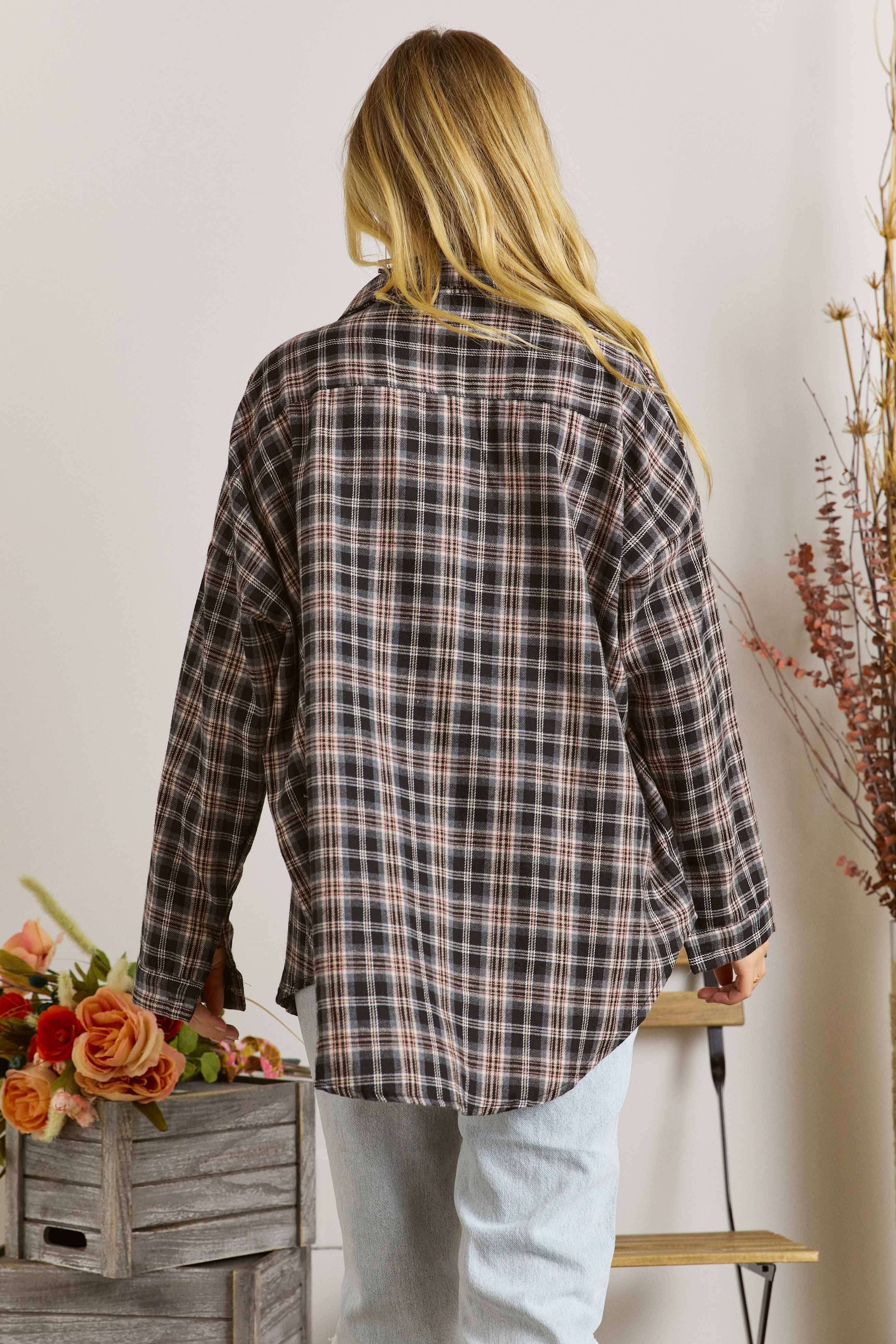 Fall in Love Plaid Shirt
