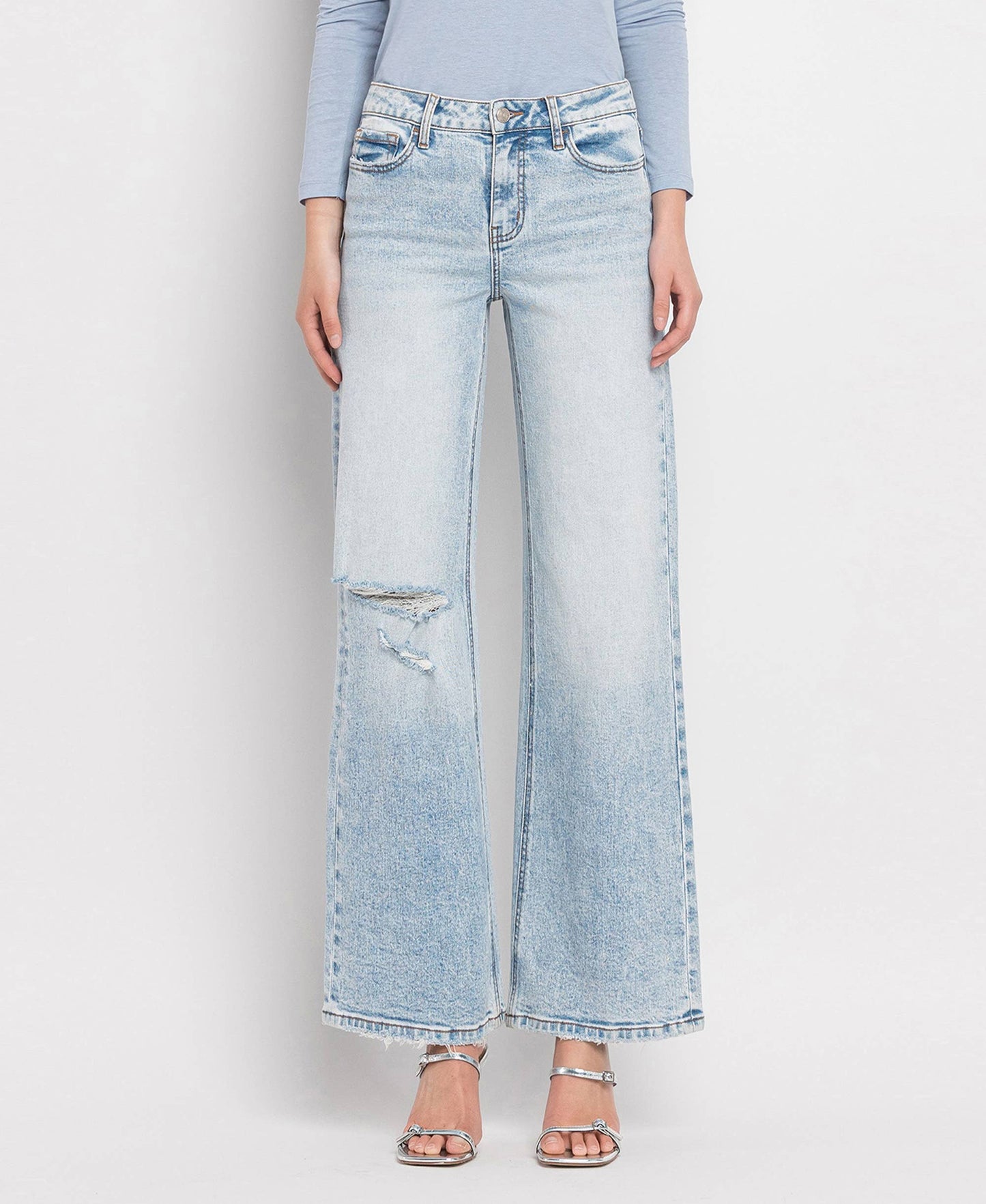 High Rise Wide Leg Jeans