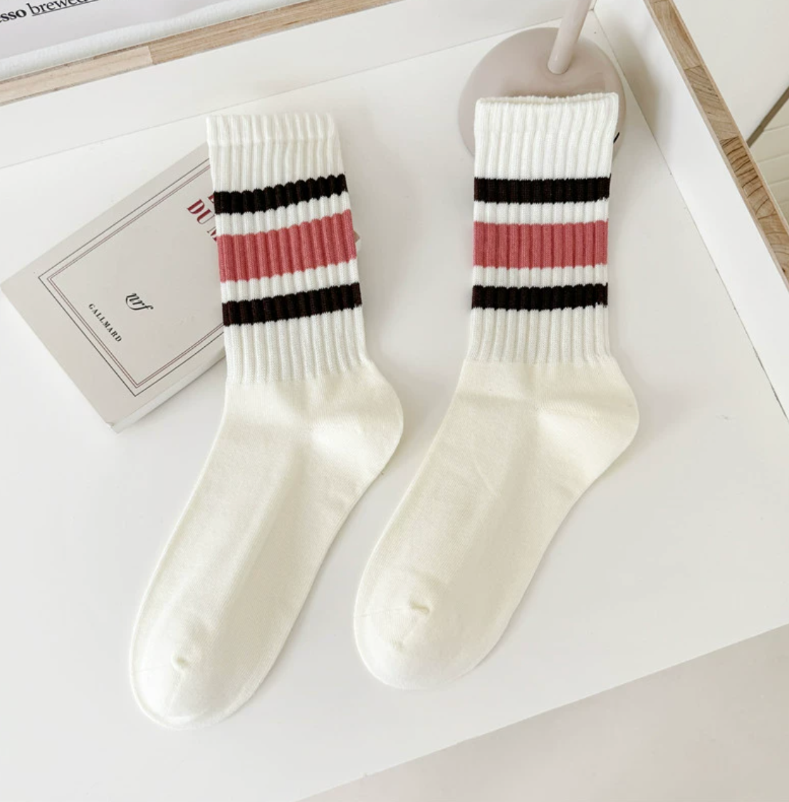 Retro Striped Socks