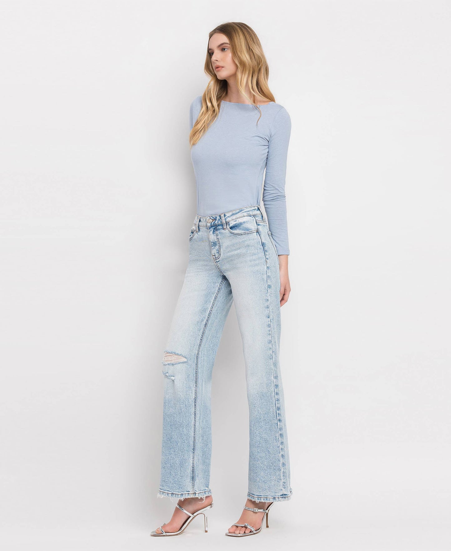High Rise Wide Leg Jeans