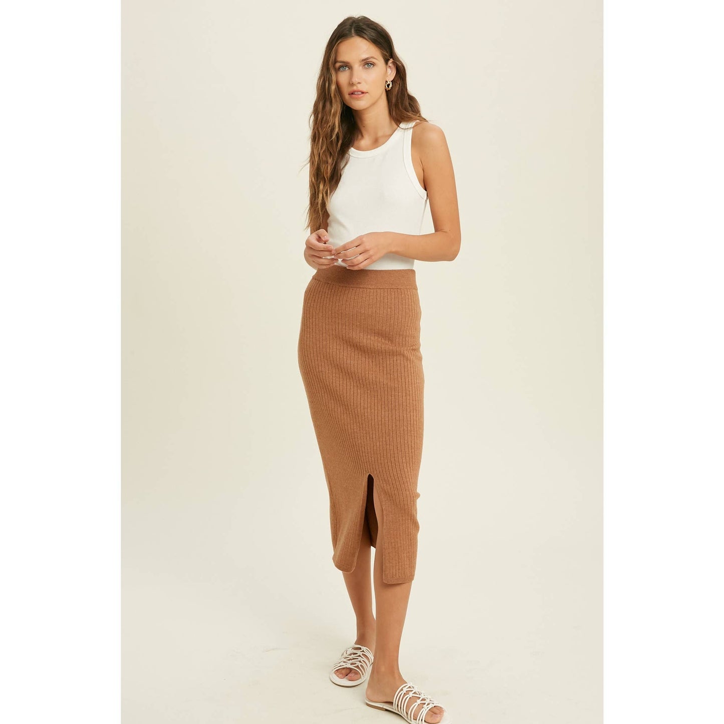 Anisa Ribbed Knit Tank Bodysuit