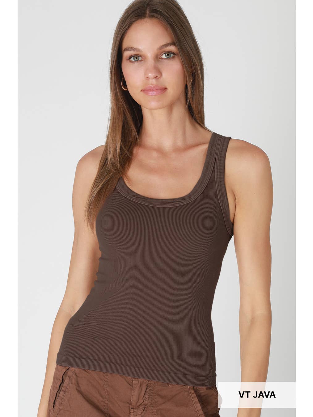 Vintage Reversible Ribbed Tank