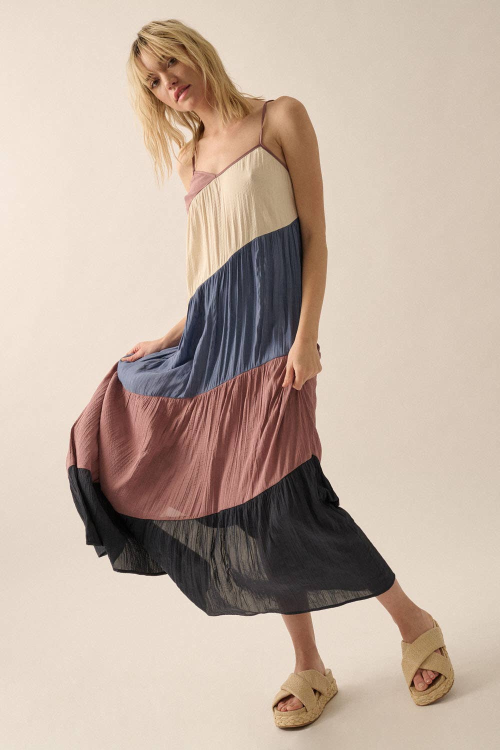 Ashton Color Block Maxi Dress