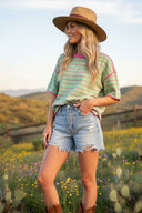 Striped Oversized Relaxed Top