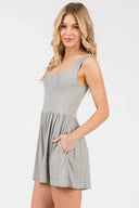 Double Layer Detailed Romper