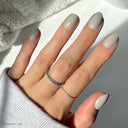 Pure Gray Press-On Nails
