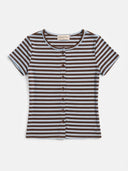 Eva Button Front Short Sleeve Shirt