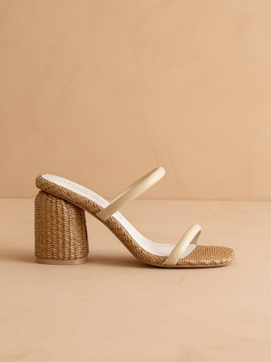 The Margaret | Rattan Heel
