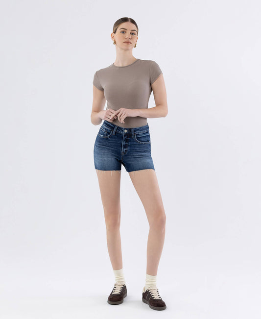 The Ava Raw Hem Shorts