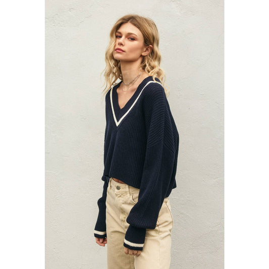 Striped Detail Sweater