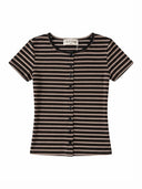 Eva Button Front Short Sleeve Shirt