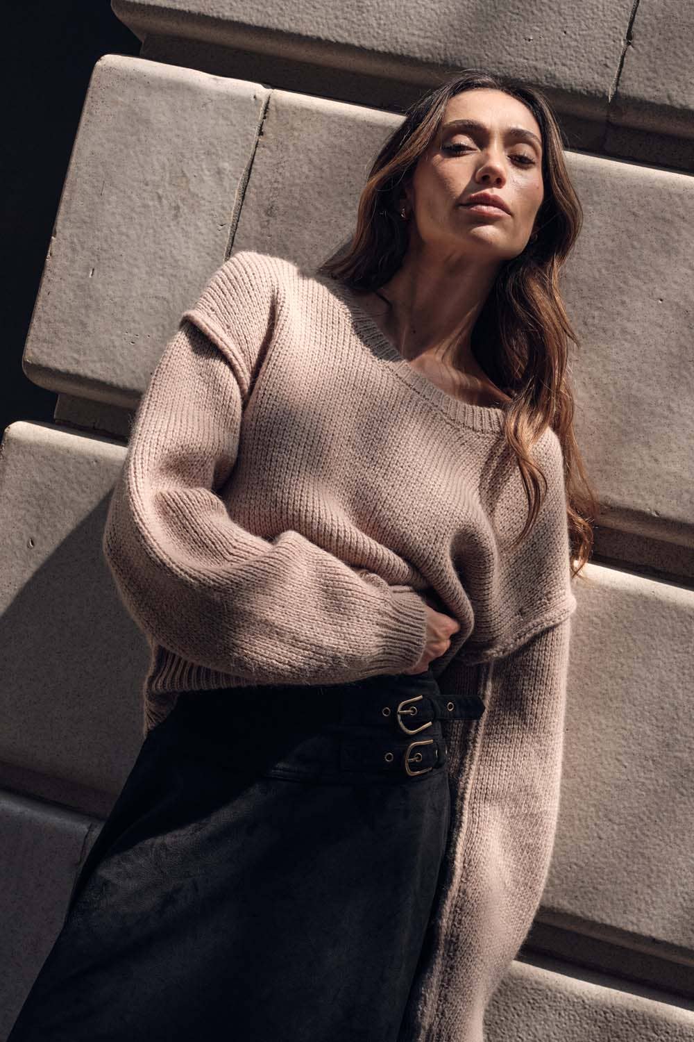 Drop Shoulder Sweater