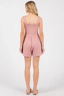Double Layer Detailed Romper