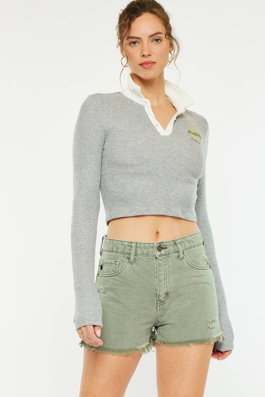 Frankie Olive Shorts