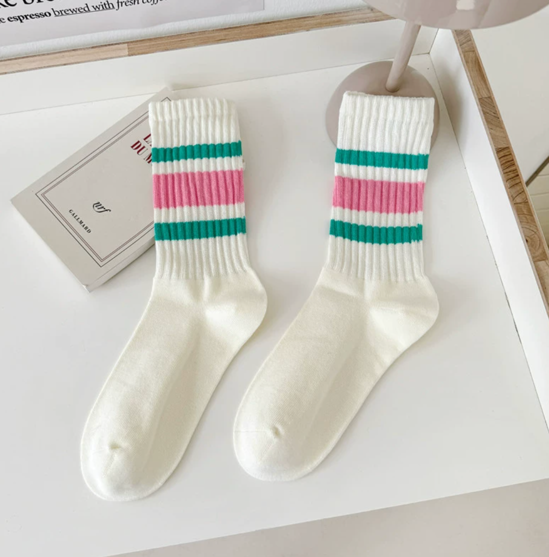 Retro Striped Socks