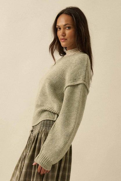 Drop Shoulder Sweater