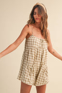 Nova Plaid Romper